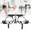 Optician Eye Test Frame for Vision Screening, 360 Rotation Clear Scale Lines, Full Function Optometry Frame with Adjustable Nose Pad Height and 5