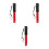3Pcs Unique Design LED Glow Sticks for Concert Cheering and Decor 8