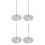 4Pcs Silver Receipt Spike Metal Menu Fork for Office and Cafe 5