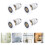 8Pcs Sliding Shower Door Wheels Replacement Rollers Assorted Colors 8