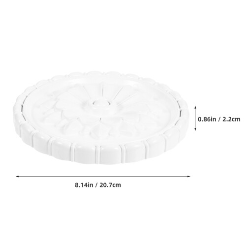 Cache Lumière Rond En PVC PU Résistant 2