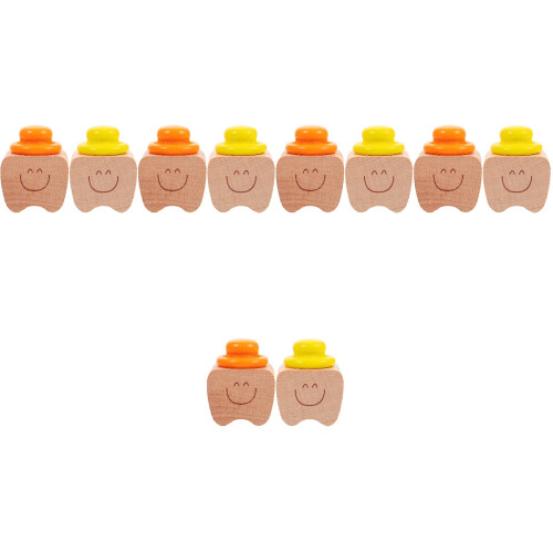 10Pièces Bois Pour Dents Enfants Design Chic 2