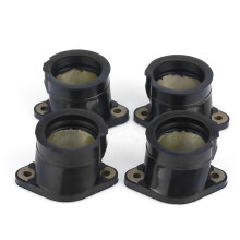Replacement for Yamaha for Intake Manifold Boots, Motorcycle Carburetor Carb Oil Resistant Durable Plastic High-Flow Adapter with Precision Seal