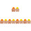 10Pièces Bois Pour Dents Enfants Design Chic 4