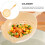 4Pcs Yellow Nylon PVC Mesh Strainer with Handle Kitchen Pasta Colander 6