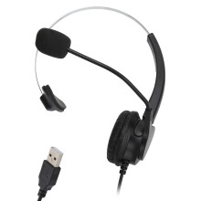Innovative Office Headset, Designed for PC Laptop OS X Compatibility & Flexible Metal Microphone Boom, Ensuring Clear Communication & Comfort