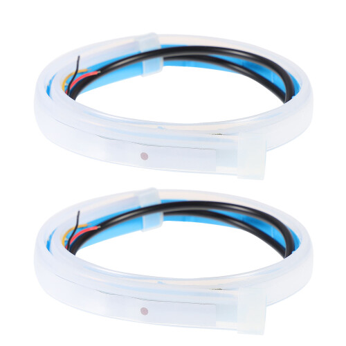 2 Pcs Strip Color Running Light Flexible Bar 2