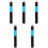 5Pcs Pool Cue Extenders Durable Rods for Billiard Play 2