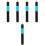 5Pcs Pool Cue Extenders Durable Rods for Billiard Play 3