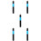 5Pcs Pool Cue Extenders Durable Rods for Billiard Play 7