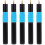 5Pcs Pool Cue Extenders Durable Rods for Billiard Play 8