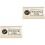 2Pièces Indicateur Zone Inox Beige Pour Lieux Publics 2