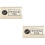2Pièces Indicateur Zone Inox Beige Pour Lieux Publics 5