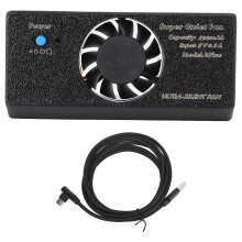 Soluție de răcire a camerei în mod super silențios, ventilator radiator ultra silențios în 3 moduri cu micro ventilator reîncărcabil, răcire