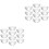 20Pièces Bols Multiusage En Verre Transparent Rigoureux 2