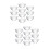 20Pièces Bols Multiusage En Verre Transparent Rigoureux 6