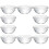 20Pièces Bols Multiusage En Verre Transparent Rigoureux 8