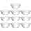 20Pièces Bols Multiusage En Verre Transparent Rigoureux 11