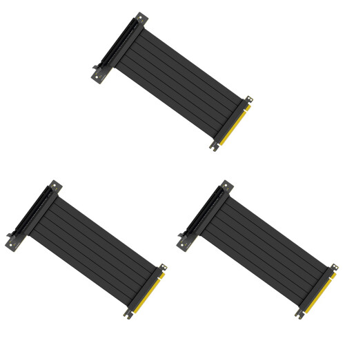 3 Pack Extension Cable For Graphic Card Pci-E 3.0 Extender Riser 1