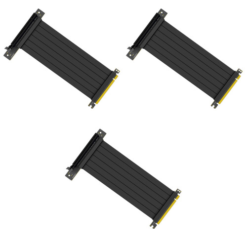 3 Pack Extension Cable For Graphic Card Pci-E 3.0 Extender Riser 2