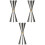 3Pièces Double Jigger Acier Inoxydable Cocktail Bar 3
