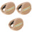 3Pièces Bandeau Hiver Kaki Confort Doux Cache-Oreilles Pour 2