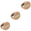 3Pièces Bandeau Hiver Kaki Confort Doux Cache-Oreilles Pour 4