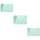 3Pièces Tapis Silicone Bleu Durable Pour Peinture Résine 8