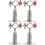 2 Pcs Stainless Steel Pipe Bracket Water Fixing Clamp Adjustable Hose 5