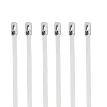 200 Ties 4.6mm Self-Locking Steel Kit