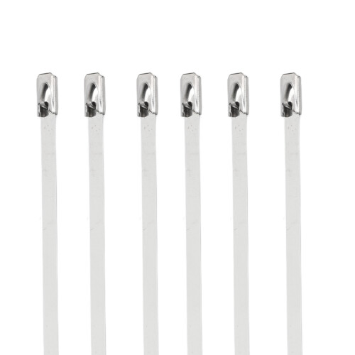 200 Ties 4.6mm Self-Locking Steel Kit
