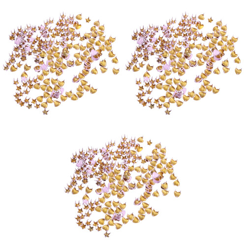 600Pcs Purple Doll Clothes Claw Rivets DIY Decorative Studs for Craft 2