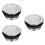 3Pièces Accessoire Cache-Réservoir Métal Argent Facile À Utiliser 7