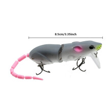 Mouse Lure Plastic Floating Bait 15.5 cm