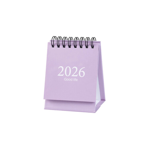 1 τεμάχιο Mini Creative2026 Πτυσσόμενο Ημερολόγιο Επιτραπέζιου Χώρου Φορητό Στολίδι για