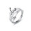 925 Silver Adjustable Anxiety Ring for Women - Size 4 1