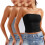 Γυναικεία Σουτιέν Shapewear 3 τεμ. με Ενσωματωμένο Ράφι και Σλιπ, Casual, Μαύρο M 1
