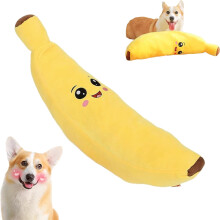 Hundeberoligende banan, hundeleke bekjemper kjedsomhet, mindre ensom og lykkeligere. Maskinvaskbar og tørketrommelsikker, for hunder, holder hundene