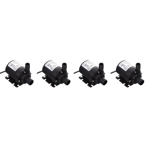 4Pièces Submersible Noire Durable Pour Solaire Maison 2