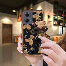 Husă de telefon MOTO Edge5G2024 – Brățară tip urs, impermeabilă, anti-șoc, silicon moale, prietenoasă cu pielea, rezistentă la murdărie