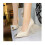Women's Embossed Leather Pointed Toe High Heel Pumps 1
