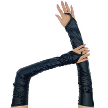 Dames effen satijnen trouwhandschoenen, feesthandschoenen, carnavalshandschoenen voor dames