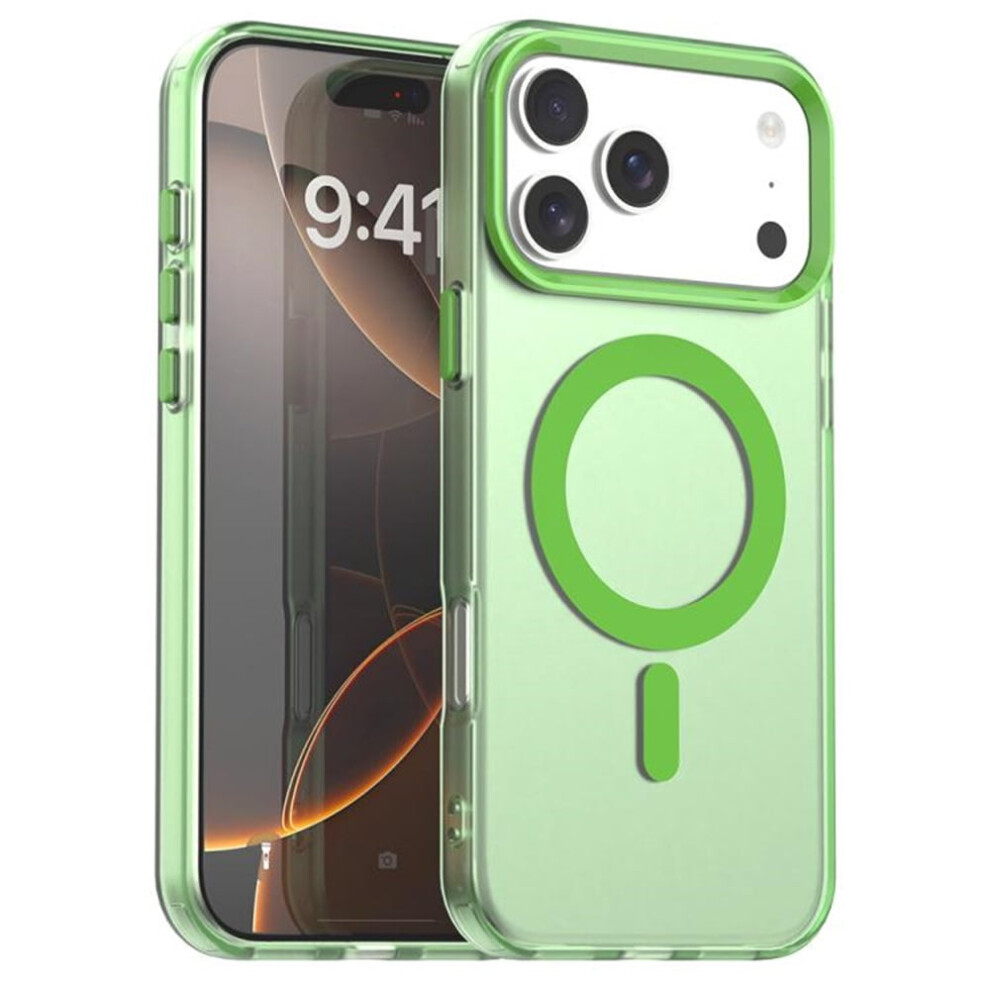 Cute Candy Magsafe Case For Iphone 17 Pro 6.3" Â Slim, Anti-Slip, Shockproof, Drop Protection Green 9482726199533