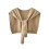 Damenmode Vielseitiger Strickschal aus Eisseide, Khaki 1
