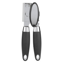 Effortless Smooth Edge Can Opener, Heavy Duty Stainless Steel Build, Magnetic Lid Lifter Ensures Clean Disposal, Ergonomic Comfort Grip, All-in-One