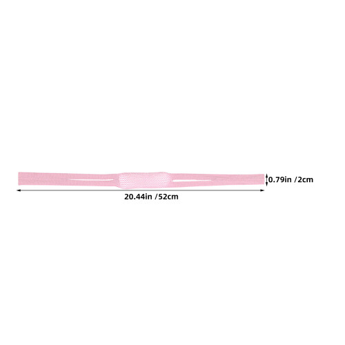 2Pièces Bande Nasale Élastique Rose En Nylon Pour Usage À 1