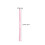 2Pièces Bande Nasale Élastique Rose En Nylon Pour Usage À 3