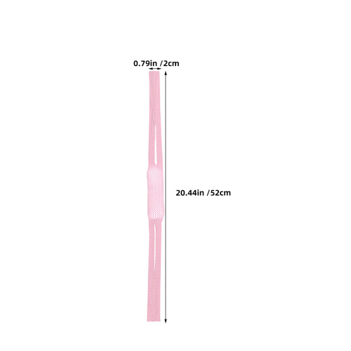 2Pièces Bande Nasale Élastique Rose En Nylon Pour Usage À 2