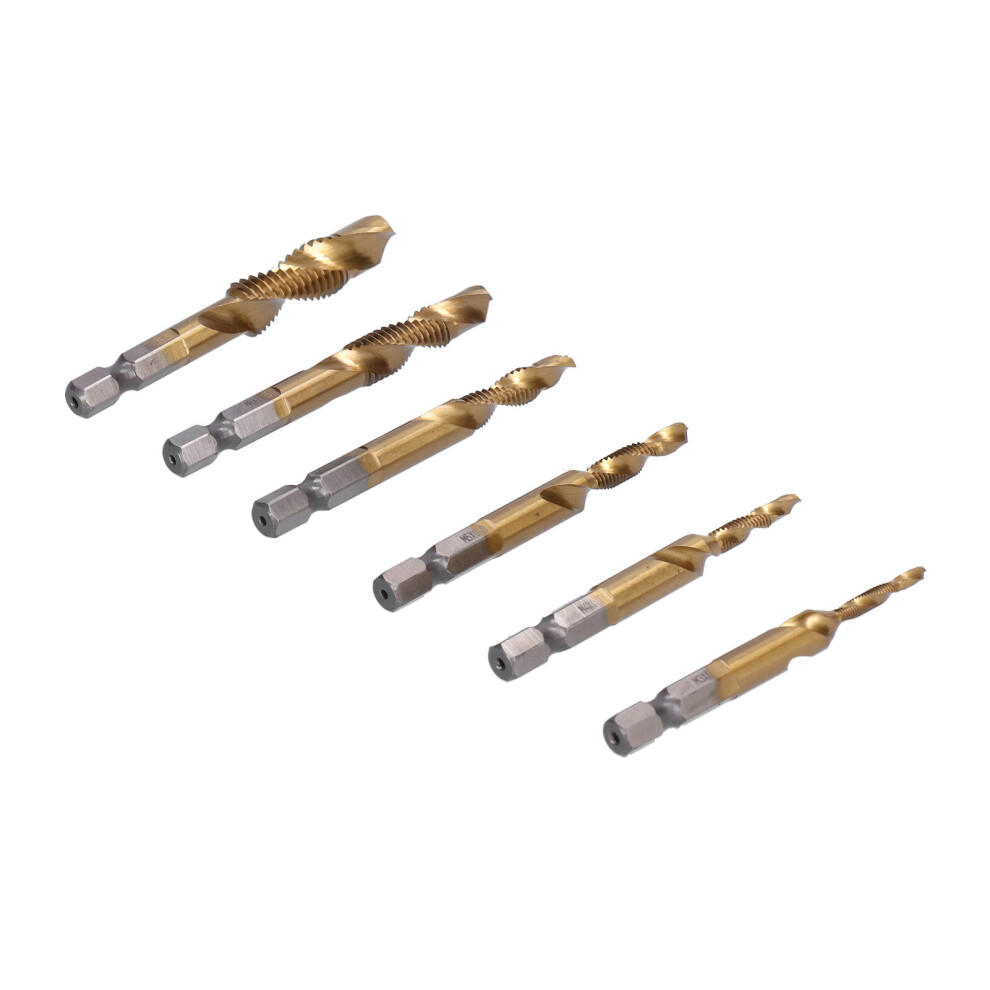 HSS Tap Drill Set 6pcs Hex