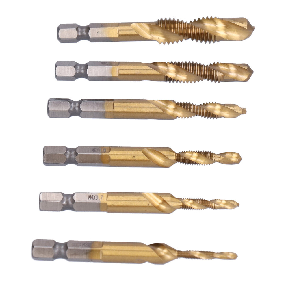 HSS Hex Tap Chamfer Set 6